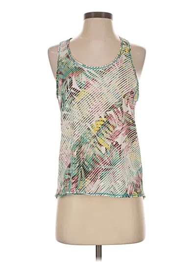 Pre-owned Prana Tank Top Green Halter Neckline Tops