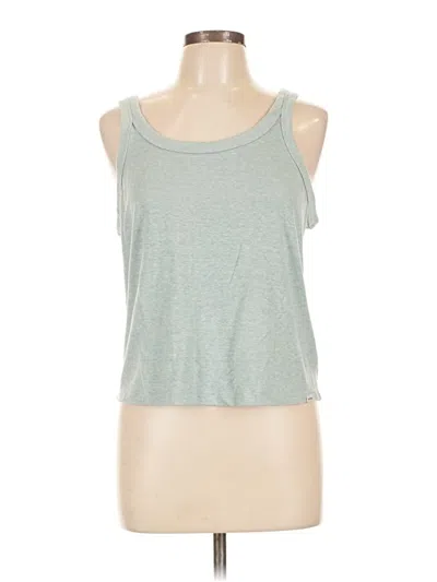 Pre-owned Prana Tank Top Green Halter Neckline Tops