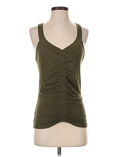 Pre-owned Prana Tank Top Green Halter Neckline Tops