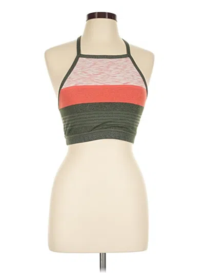 Pre-owned Prana Tank Top Green Halter Neckline Tops