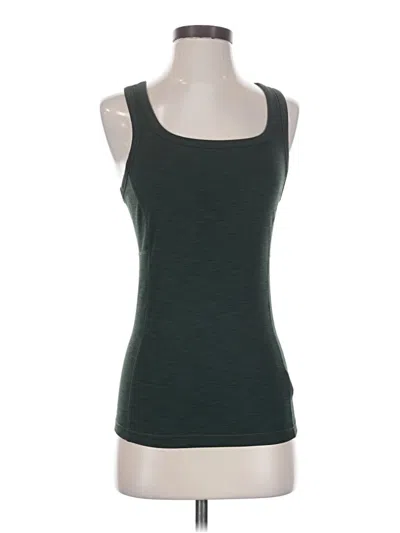 Pre-owned Prana Tank Top Green Square Neckline Tops
