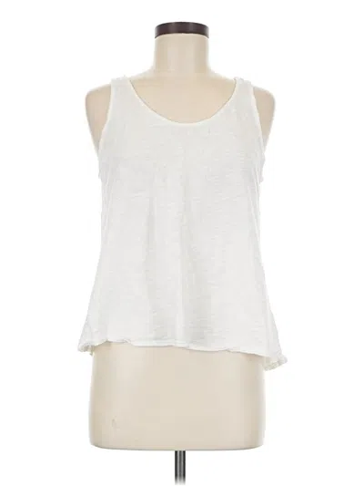 Pre-owned Prana Tank Top Ivory Halter Neckline Tops In White