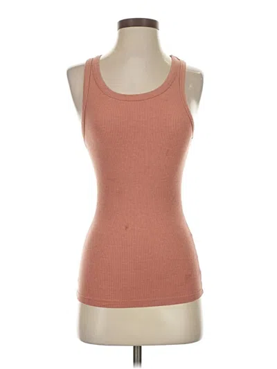 Pre-owned Prana Tank Top Orange Halter Neckline Tops