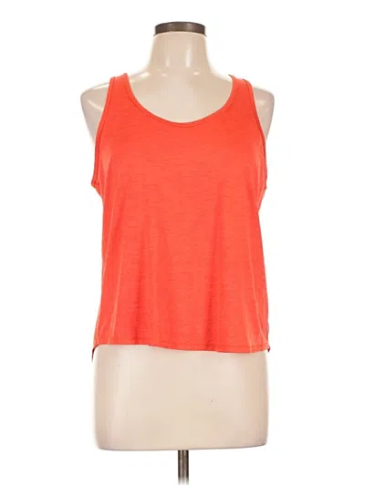 Pre-owned Prana Tank Top Orange Halter Neckline Tops