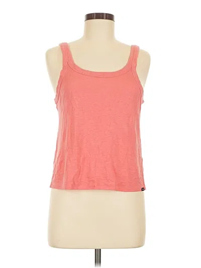 Pre-owned Prana Tank Top Orange Halter Neckline Tops