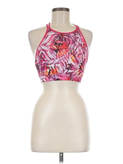 Pre-owned Prana Tank Top Pink Halter Neckline Tops