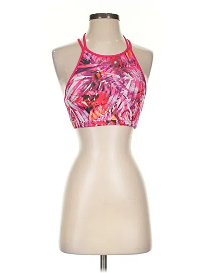 Pre-owned Prana Tank Top Pink Halter Neckline Tops