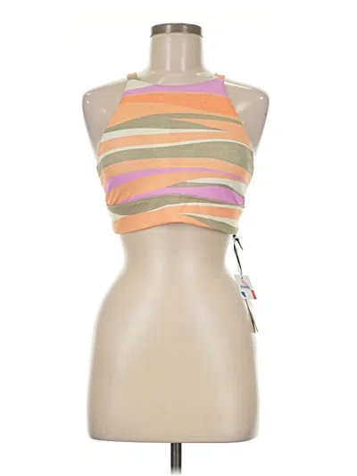 Prana Tank Top Orange Halter Neckline Tops
