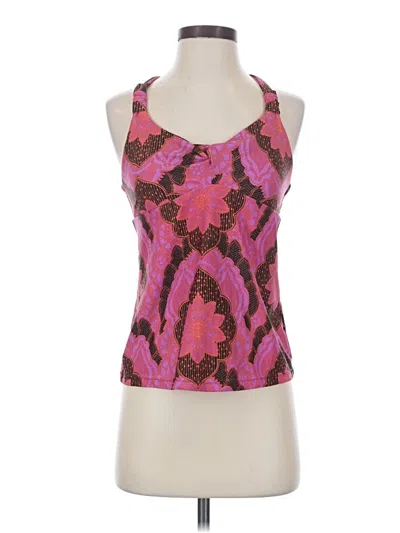 Pre-owned Prana Tank Top Pink Halter Neckline Tops