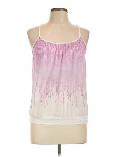 Pre-owned Prana Tank Top Pink Halter Neckline Tops