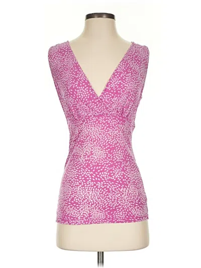 Pre-owned Prana Tank Top Pink Plunge Neckline Tops