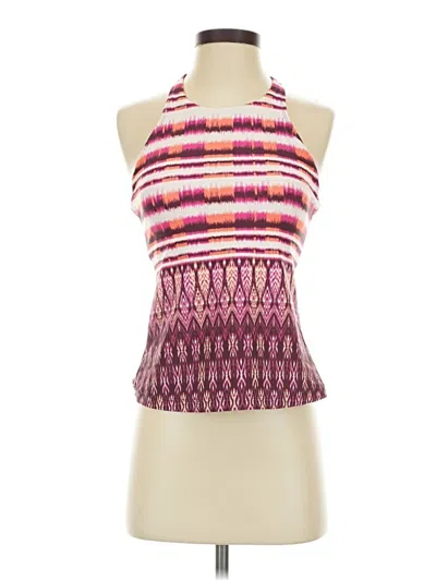 Pre-owned Prana Tank Top Purple Halter Neckline Tops