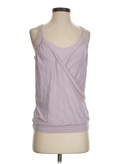 Pre-owned Prana Tank Top Purple Strapless Neckline Tops