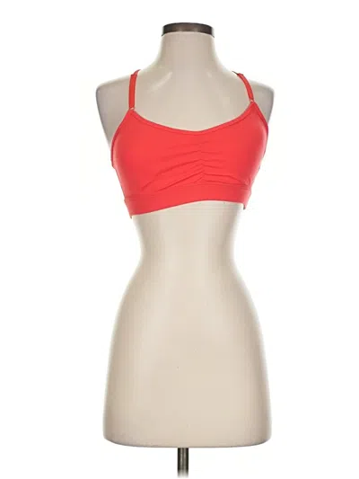 Pre-owned Prana Tank Top Red Halter Neckline Tops