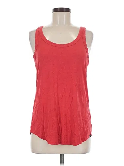 Pre-owned Prana Tank Top Red Halter Neckline Tops