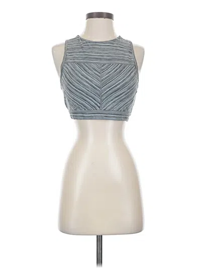Pre-owned Prana Tank Top Silver Halter Neckline Tops