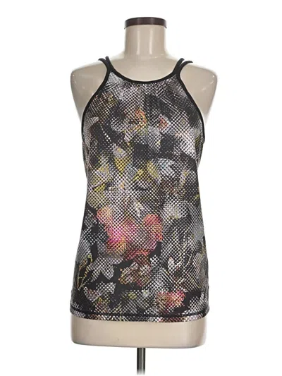 Pre-owned Prana Tank Top Silver Halter Neckline Tops