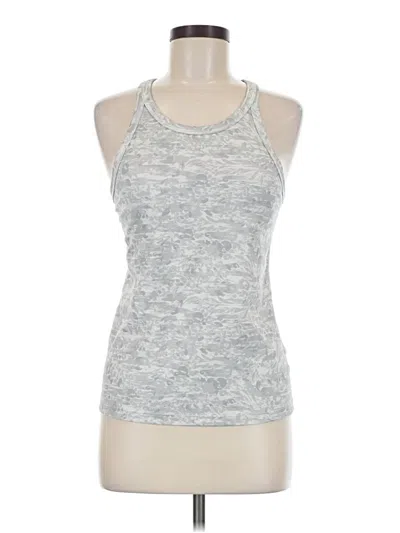 Pre-owned Prana Tank Top Silver Halter Neckline Tops