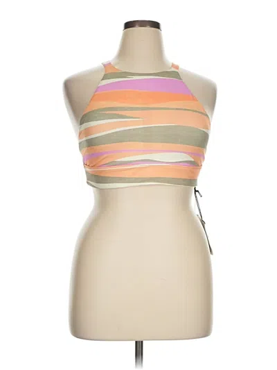 Pre-owned Prana Tank Top Tan Halter Neckline Tops In Brown