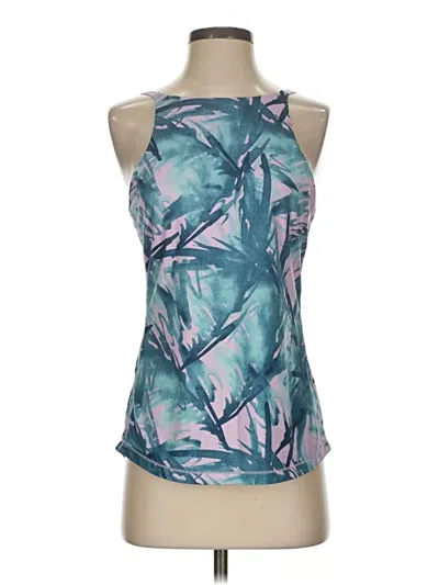 Pre-owned Prana Tank Top Teal Halter Neckline Tops