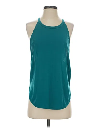 Pre-owned Prana Tank Top Teal Halter Neckline Tops