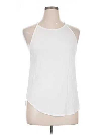 Pre-owned Prana Tank Top White Halter Neckline Tops