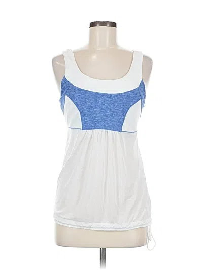 Pre-owned Prana Tank Top White Strapless Neckline Tops