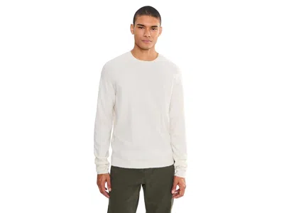 Prana Three Falls Crew Sweater Men's Sweatshirt Beach Pebble: Md, Nylon/polyester/wool In White