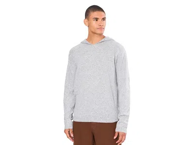 Prana Three Falls Hooded Sweater Men's Sweatshirt Heather Grey: Sm, Nylon/polyester/wool In Gray