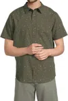 Prana Tinline Shirt In Spruce Brushstroke In Green