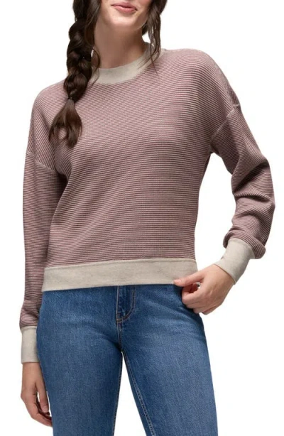 Prana Touchstone Performance Crewneck T-shirt In Brown