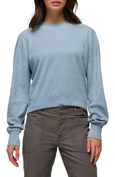 Prana Touchstone Performance Crewneck T-shirt In Blue