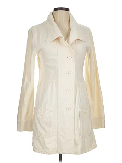 Pre-owned Prana Trenchcoat In Ivory