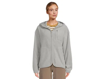 Prana Tuff Fluff Full Zip In Gray
