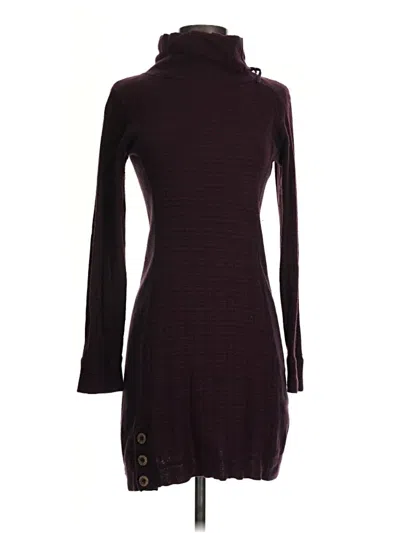 Pre-owned Prana Turtleneck Sweater In Burgundy