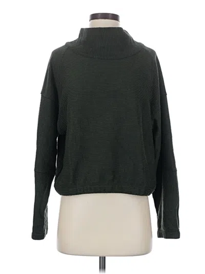 Pre-owned Prana Turtleneck Sweater In Green