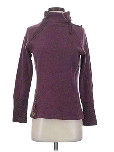 Pre-owned Prana Turtleneck Sweater In Purple