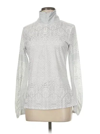 Pre-owned Prana Turtleneck Sweater In Silver