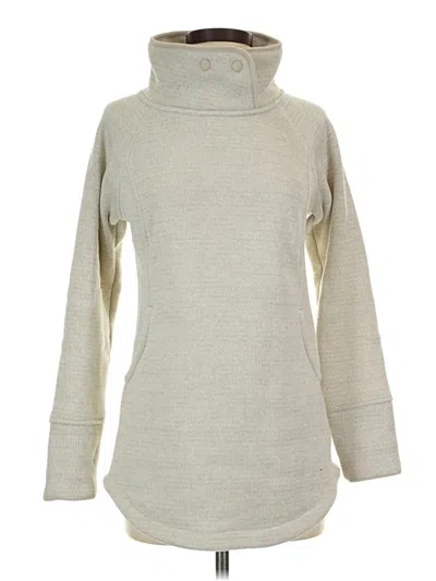 Pre-owned Prana Turtleneck Sweater In White