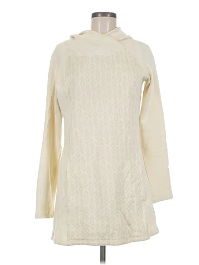Pre-owned Prana Turtleneck Sweater In White