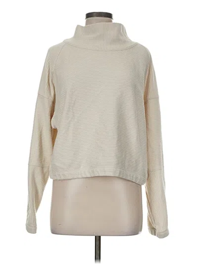 Pre-owned Prana Turtleneck Sweater In White