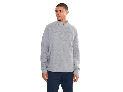 Prana Two Harbors 1/4 Zip Men's Sweatshirt Heather Grey: 2xl In Gray
