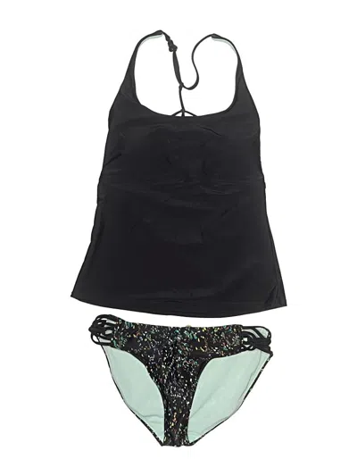 Pre-owned Prana Two Piece Swimsuit In Black