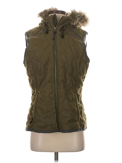 Pre-owned Prana Vest In Green