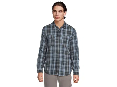 Prana Westbrook Flannel Shirt In Blue