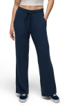 Prana Willow West Wide Leg Drawstring Pants In Blue