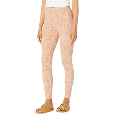 Prana Women's Bohemia Hill Flare Crop Pants In Pink Sand Mosaic In Multi
