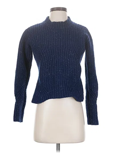 Pre-owned Prana Wool Pullover Sweater In Blue