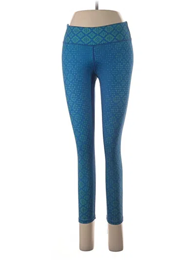 Pre-owned Prana Yoga Pants In Blue
