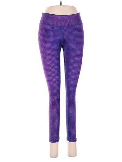 Pre-owned Prana Yoga Pants In Purple